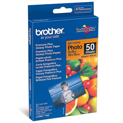 Papir Brother foto papir Glossy, 260g, 10x15cm, 50 listov