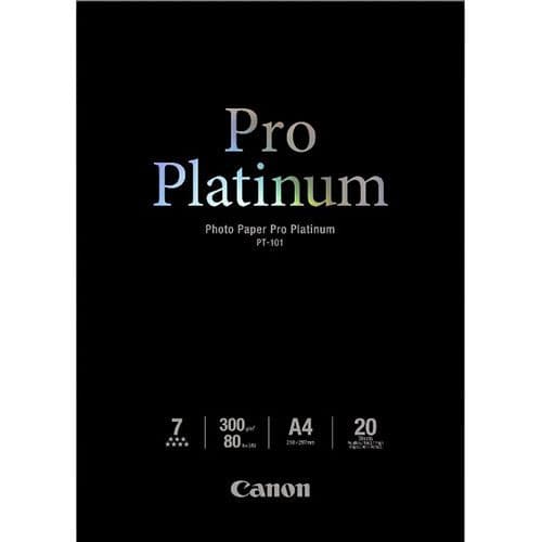 Papir Canon PT-101, Photo Paper Pro Platinum, 300g, A4, 20 listov