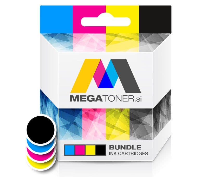 MEGA komplet kartuš Epson T1285, 4x 15 ml (kompatibilne, komplet)