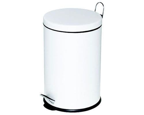 ALCO koš za smeti s pedalom, 20l, bel