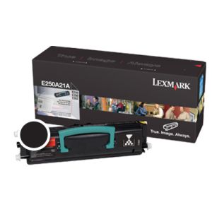 Toner Lexmark E250A11E (E250), 3.500 strani (original, črna) | MEGAtoner.si
