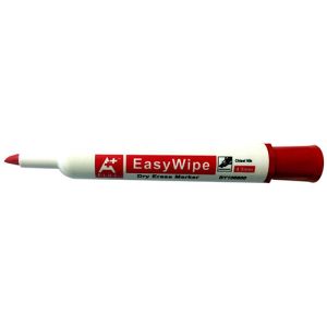 A PLUS marker za belo tablo EASYWIPE C, rdeč prirezana konica | MEGAtoner.si
