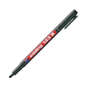Edding OHP marker E-143, 1-3mm, črn | MEGAtoner.si