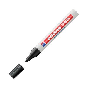 Edding marker z lakom E-750, 2-4mm, črn | MEGAtoner.si