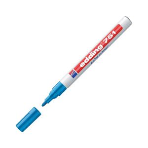 Edding marker z lakom E-751, 1-2mm, svetlo moder | MEGAtoner.si