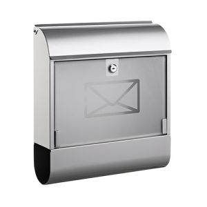 ALCO poštni nabiralnik 8608, kovinski, srebrn | MEGAtoner.si