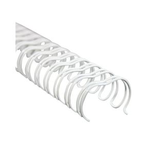 KLIPKO spirale žica 6,4mm, bele, 3:1 (100 kos) | MEGAtoner.si