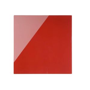 Bi-Office tabla stenska steklena, 38x38cm, rdeča magnetna | MEGAtoner.si