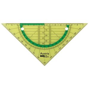 Aristo GEOflex trikotnik flexi 15cm, neon zelen | MEGAtoner.si