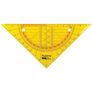 Aristo GEOflex trikotnik flexi 15cm, neon oranžen | MEGAtoner.si