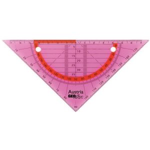 Aristo GEOflex trikotnik flexi 15cm, neon roza | MEGAtoner.si