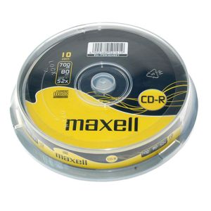 Maxell CD-R 700MB XL 52X, 10 na osi | MEGAtoner.si