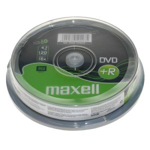 Maxell DVD+R 4,7GB 16X, 10 na osi, zeleni | MEGAtoner.si