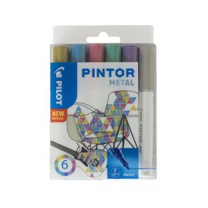 Pilot marker Pintor Set METAL Mix FINE | MEGAtoner.si