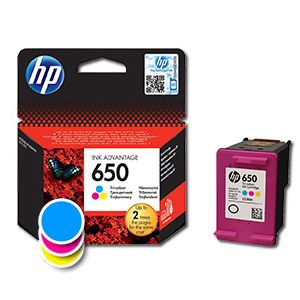 Kartuša HP št. 650 Tri-color (CZ102A), 200 strani (original, barvna) | MEGAtoner.si