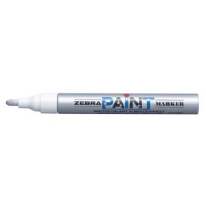 Zebra Paint marker 200M, 1,5mm, srebrn | MEGAtoner.si