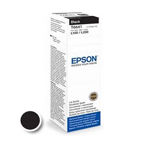Steklenička s črnilom Epson T6641 (C13T66414A), 4.000 strani (original, črna) | MEGAtoner.si