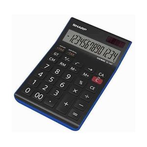Kalkulator Sharp EL145TBL, namizni, 14m, eco, solar | MEGAtoner.si