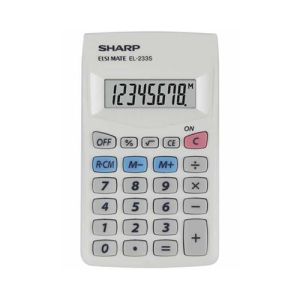 Kalkulator Sharp EL233S žepni, 8m | MEGAtoner.si