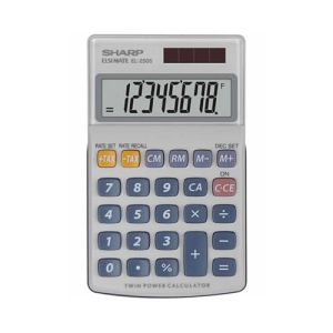 Kalkulator Sharp EL250S žepni, 8m, solar | MEGAtoner.si