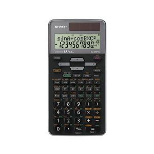 Kalkulator Sharp EL520TGGY tehnični, 2lin, črno-siv | MEGAtoner.si