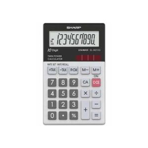 Kalkulator Sharp ELW211GGY žepni, 10m, glass top | MEGAtoner.si
