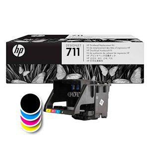 Glava in kartuše HP št. 711 Printhead Replacement Kit (C1Q10A) (original, barvna) | MEGAtoner.si
