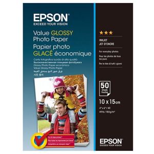 Papir Epson Value Foto Glossy Photo, 183g, 10x15cm, 50 listov | MEGAtoner.si
