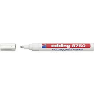 Edding industrijski marker 8750, 2-4mm, bel | MEGAtoner.si