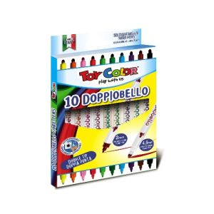 Flomastri Toy Color Doppiobello 10 kosov (2 konici) | MEGAtoner.si