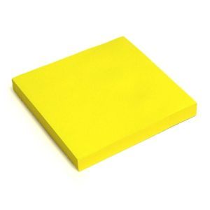 Samolepilni lističi Miracle Notepad 75x75 mm, elekrostatični (100 lističev, neon rumeni) | MEGAtoner.si