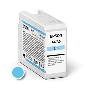 Kartuša Epson T47A5 UltraChrome Pro 10 (C13T47A500, LC), 50ml (original, svetlo modra) | MEGAtoner.si