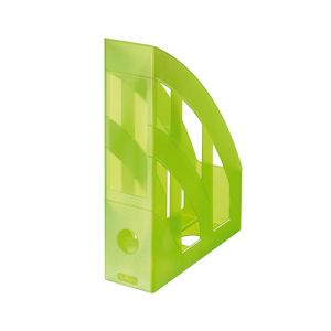 Herlitz odložni košek, pokončen, A4, svetlo zelen prozoren | MEGAtoner.si