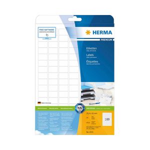 Herma etikete Superprint 4333, 25,4x10mm, 25/1 | MEGAtoner.si