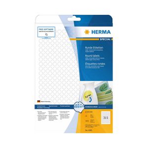 Herma etikete Superprint 4385, 10mm krog, Odl 25/1 | MEGAtoner.si