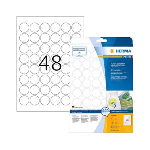 Herma etikete Superprint 4387, 30mm krog, 25/1 | MEGAtoner.si