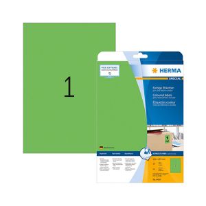 Herma etikete Superprint 4424, 1210x297mm, zelene 20/1 | MEGAtoner.si