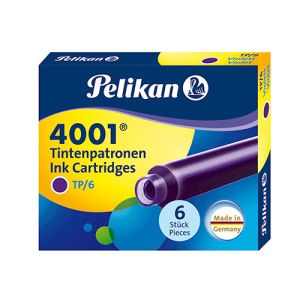Pelikan črnilni vložek 4001® TP/6, vijoličen | MEGAtoner.si
