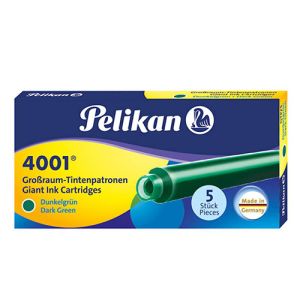 Pelikan črnilni vložek 4001® GTP/5, temno zeleni | MEGAtoner.si