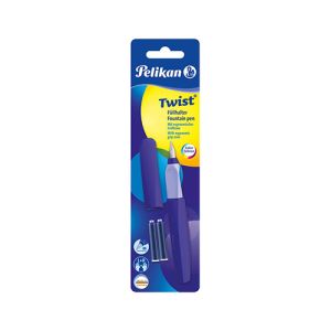 Pelikan nalivno pero Twist + 2 črnilna vložka, Ultra Violet | MEGAtoner.si