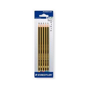 Staedtler svinčniki Noris 120 1X2H, 1XH, 1XHB, 1XB, 1X2B, 5 kos | MEGAtoner.si