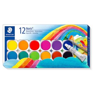 Staedtler vodene barvice Noris Club v plastični embalaži, 12 barv | MEGAtoner.si