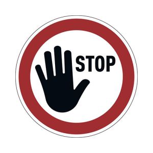 Durable odstranljiva talna oznaka, Stop! | MEGAtoner.si
