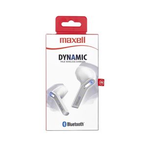 Maxell brezžične Bluetooth slušalke Dynamic, bele | MEGAtoner.si