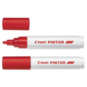 Pilot marker Pintor MEDIUM, rdeč SW-PT-M-R (6 kos) | MEGAtoner.si