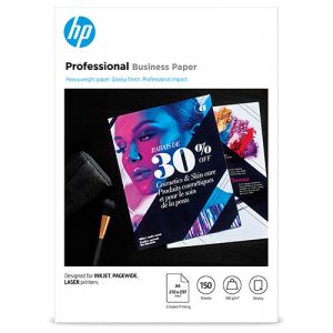 Papir HP Professional Business Glossy (Inkjet, Pagewide, Laser), 180g, A4, 150 listov | MEGAtoner.si