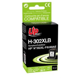 UPrint kartuša HP št. 302XL (F6U68AE), 20ml (kompatibilna, črna) | MEGAtoner.si