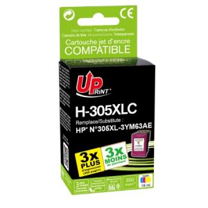 UPrint kartuša HP št. 305XL (3YM63AE), 18ml (kompatibilna, barvna) | MEGAtoner.si