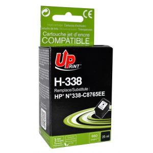 UPrint kartuša HP št. 338 (C8765E), 25ml (kompatibilna, črna) | MEGAtoner.si