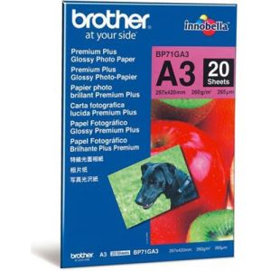 Papir Brother Premium Plus Glossy Photo Paper, 260g, A3, 20 listov | MEGAtoner.si